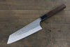 Yoshimi Kato Silver Steel No.3 Hammered Bunka Japanese Chef Knife 165mm with Shitan Handle - Japannywholesale