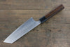 Yoshimi Kato Silver Steel No.3 Hammered Bunka Japanese Chef Knife 165mm with Shitan Handle - Japannywholesale
