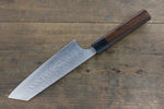 Yoshimi Kato Silver Steel No.3 Hammered Bunka Japanese Chef Knife 165mm with Shitan Handle - Japannywholesale