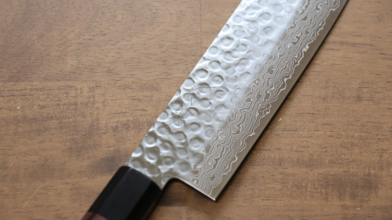 Seisuke AUS10 45 Layer Damascus Usuba  160mm Shitan Handle - Japannywholesale