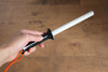 Fine ceramic Sharpening Rod  Black Plastic Handle - Japannywholesale