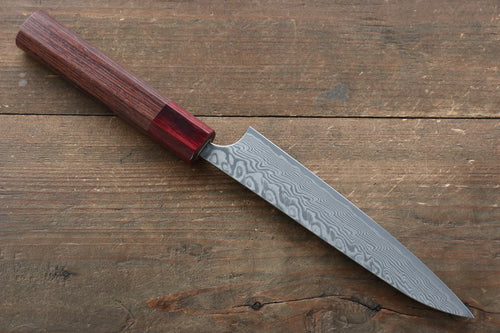 Yoshimi Kato SG2 Damascus Petty Japanese Chef Knife 150mm with Honduras Handle - Japannywholesale