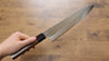 Seisuke AUS10 45 Layer Damascus Gyuto  210mm Shitan Handle - Japannywholesale