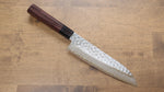 Seisuke AUS10 45 Layer Damascus Santoku  180mm Shitan Handle - Japannywholesale