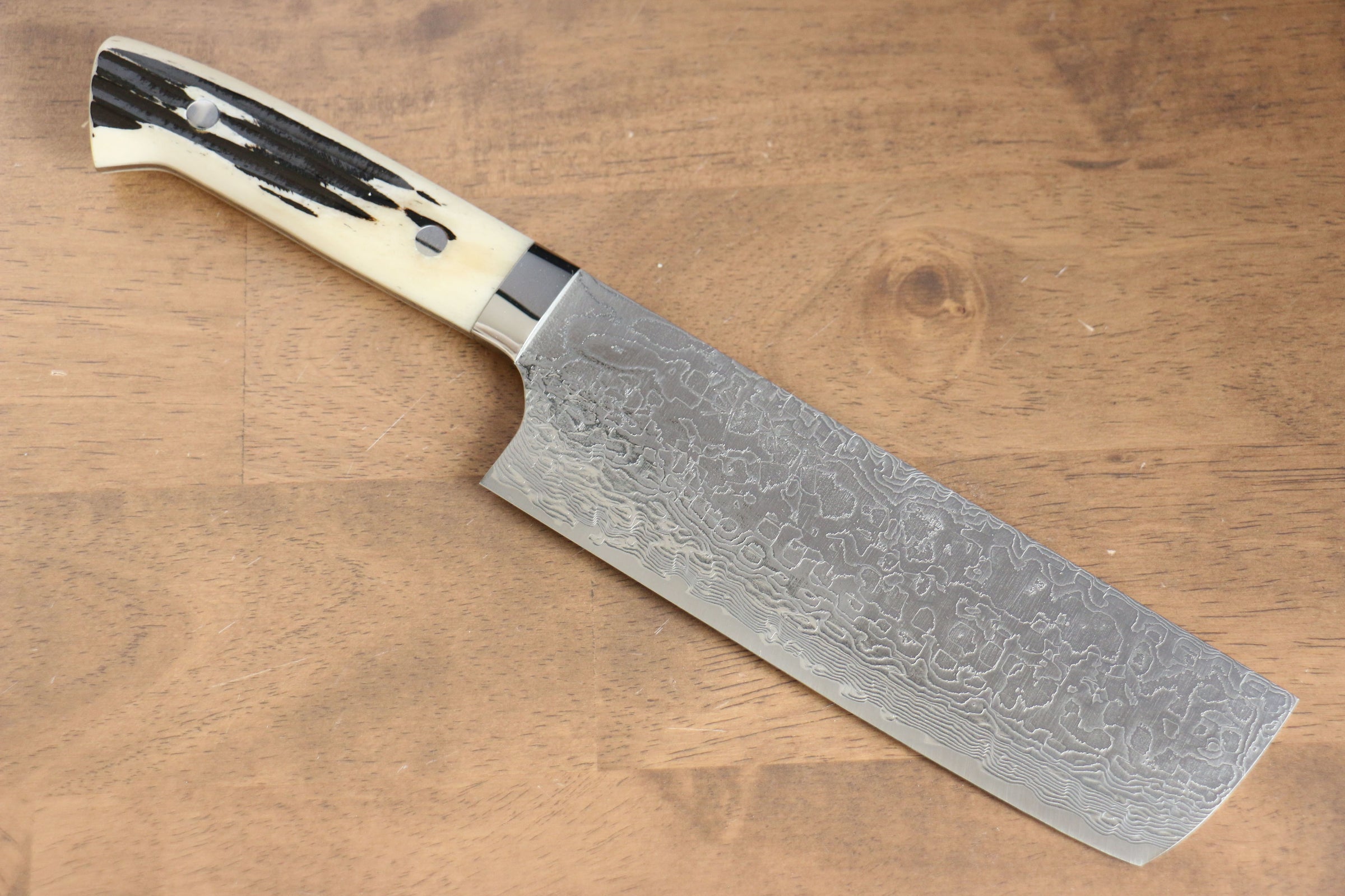 Takeshi Saji R-2 Diamond Damascus Steak Knife (Desert Ironwood Handle