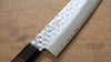 Seisuke AUS10 45 Layer Damascus Santoku  180mm Shitan Handle - Japannywholesale