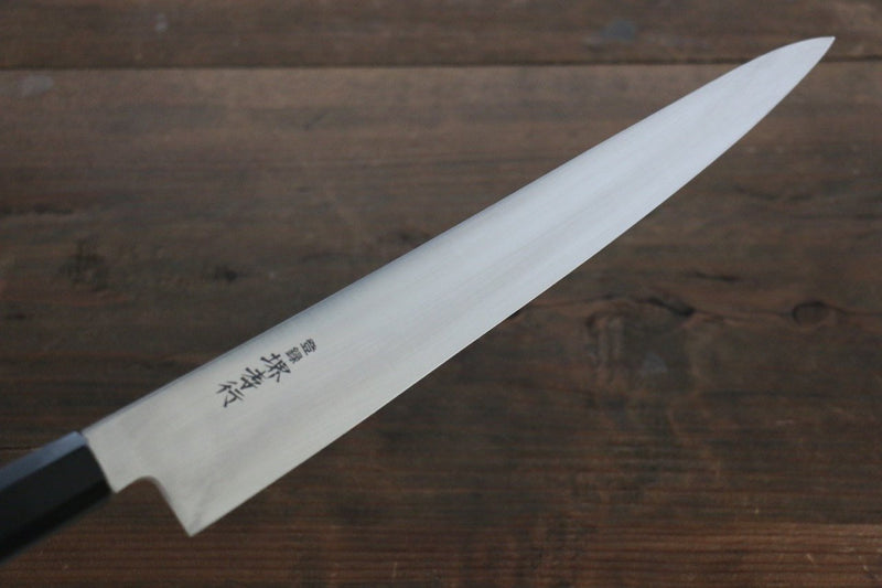 Sakai Takayuki Grand Chef Grand Chef Swedish Steel-stn Sujihiki  240mm Magnolia Handle - Japannywholesale