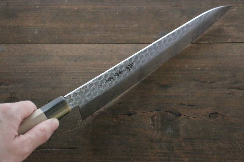 Sakai Takayuki AUS10 45 Layer Damascus Gyuto  240mm Magnolia Handle - Japannywholesale