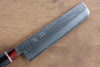 Seisuke VG10 Damascus Nakiri  180mm Black Pakka wood Handle - Japannywholesale