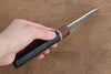 Seisuke VG10 Damascus Paring  80mm Black Pakka wood Handle - Japannywholesale