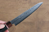 Seisuke VG10 Damascus Petty-Utility  150mm Black Pakka wood Handle - Japannywholesale