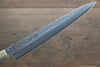 Sakai Takayuki AUS10 45 Layer Damascus Sujihiki  240mm Magnolia Handle - Japannywholesale