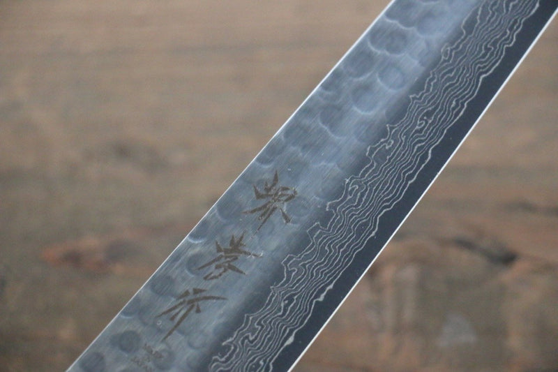 Sakai Takayuki AUS10 45 Layer Damascus Sujihiki  240mm Magnolia Handle - Japannywholesale