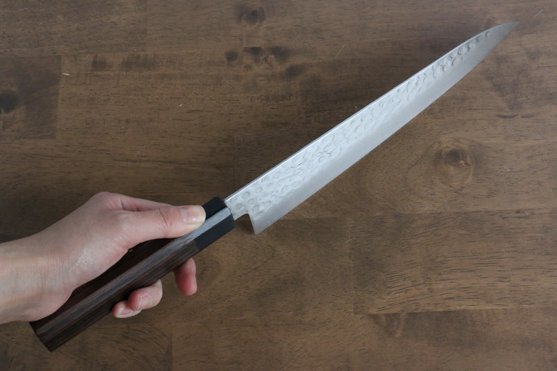 Seisuke AUS10 Gyuto  240mm Shitan Handle - Japannywholesale