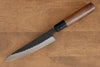 Nao Yamamoto Blue Steel Kurouchi Hammered(Maru) Petty-Utility  140mm Walnut Handle - Japannywholesale