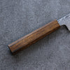 Seisuke Nami AUS10 Mirrored Finish Damascus Sujihiki  240mm Oak Handle - Japannywholesale