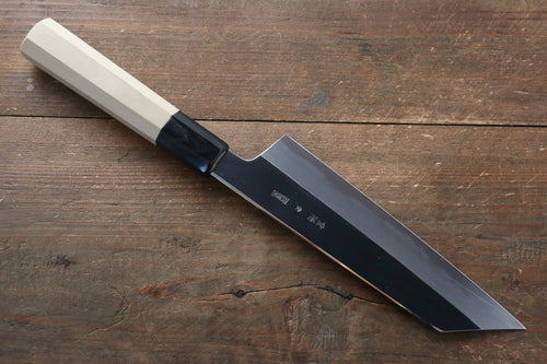 Choyo Blue Steel No.1 Mirrored Finish Kiritsuke Santoku  180mm - Japannywholesale