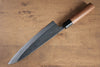 Nao Yamamoto Blue Steel Kurouchi Gyuto  210mm Walnut Handle - Japannywholesale