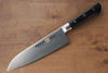 Iseya Molybdenum Santoku  180mm Black Pakka wood Handle - Japannywholesale