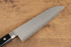 Seisuke VG10 Damascus Santoku  180mm Black Pakka wood Handle - Japannywholesale