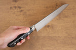 Seisuke VG10 Damascus Santoku  180mm Black Pakka wood Handle - Japannywholesale