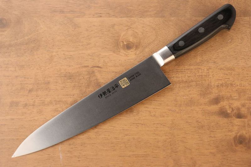 Iseya Molybdenum Gyuto  210mm Black Pakka wood Handle - Japannywholesale