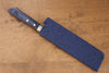 (Cyu) Blue Pakka wood Sheath for 180mm Nakiri with Plywood pin Kaneko - Japannywholesale