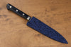 Blue Pakka wood Sheath for 120mm Petty-Utility with Plywood pin Kaneko - Japannywholesale