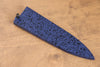 Blue Pakka wood Sheath for 120mm Petty-Utility with Plywood pin Kaneko - Japannywholesale