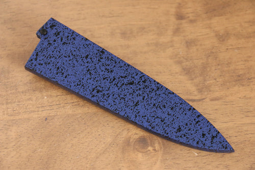 Blue Pakka wood Sheath for 120mm Petty-Utility with Plywood pin Kaneko - Japannywholesale
