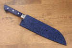 Blue Pakka wood Sheath for 180mm Santoku with Plywood pin Kaneko - Japannywholesale