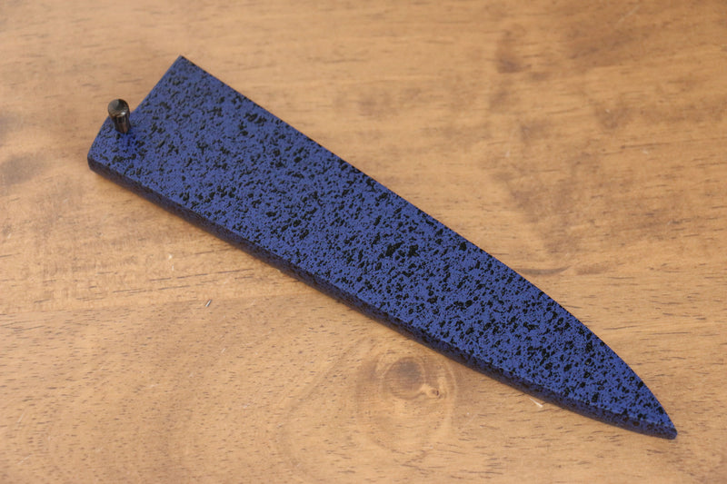 Blue Pakka wood Sheath for 150mm Petty-Utility with Plywood pin Kaneko - Japannywholesale