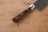 Iseya Molybdenum Santoku  180mm Mahogany Pakka wood Handle - Japannywholesale