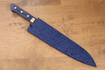 Blue Pakka wood Sheath for 210mm Gyuto with Plywood pin Kaneko - Japannywholesale