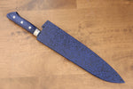 Blue Pakka wood Sheath for 210mm Gyuto with Plywood pin Kaneko - Japannywholesale