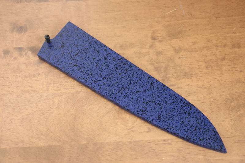 Blue Pakka wood Sheath for 180mm Gyuto with Plywood pin Kaneko - Japannywholesale