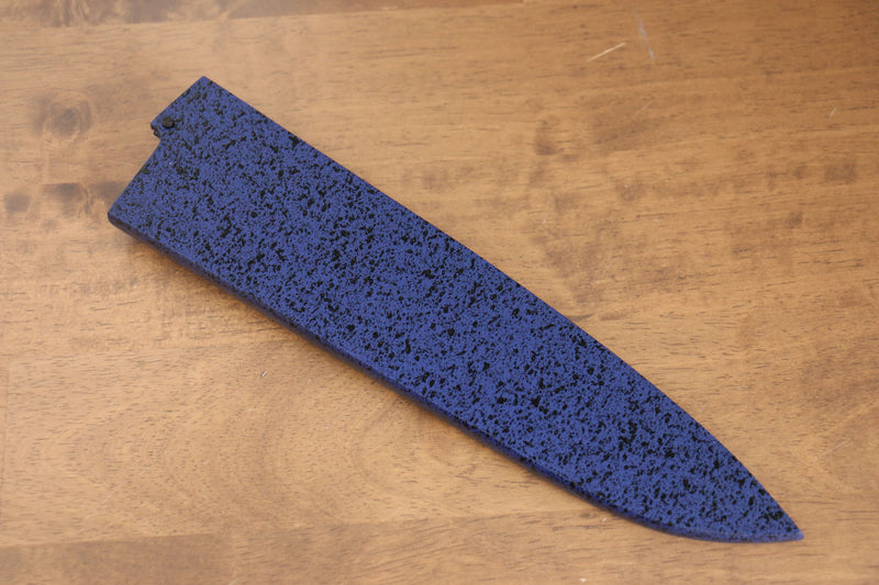 Blue Pakka wood Sheath for 180mm Gyuto with Plywood pin Kaneko - Japannywholesale