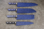 Blue Pakka wood Sheath for 180mm Santoku with Plywood pin Kaneko - Japannywholesale