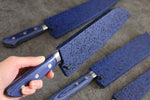 Blue Pakka wood Sheath for 180mm Gyuto with Plywood pin Kaneko - Japannywholesale