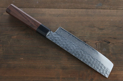 Seisuke AUS10 Nakiri  165mm Shitan Handle - Japannywholesale