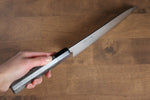 Seisuke VG10 Damascus Gyuto  210mm Gray Pakka wood Handle - Japannywholesale