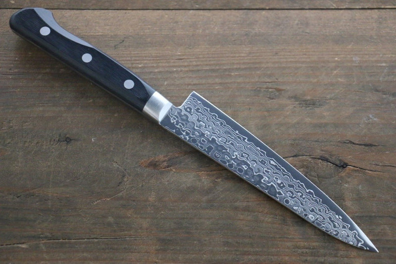 Sakai Takayuki AUS10 45 Layer Mirrored Finish Damascus Petty-Utility  135mm - Japannywholesale