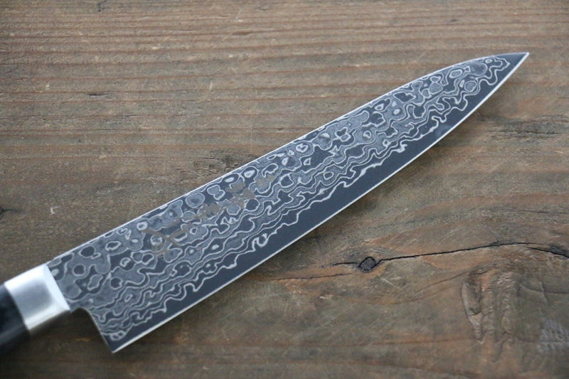 Sakai Takayuki AUS10 45 Layer Mirrored Finish Damascus Petty-Utility  135mm - Japannywholesale