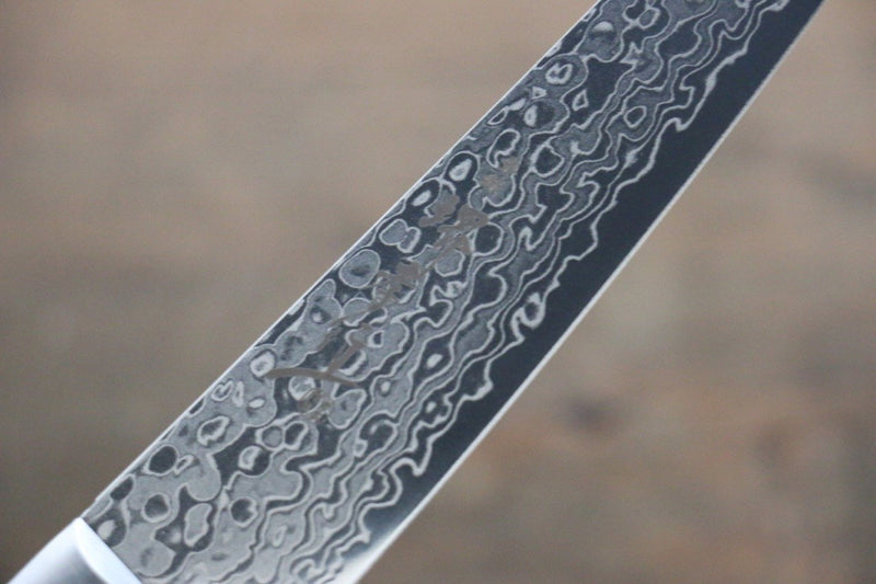 Sakai Takayuki AUS10 45 Layer Mirrored Finish Damascus Petty-Utility  135mm - Japannywholesale