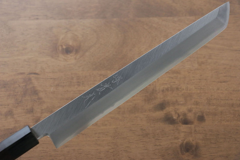 Jikko Silver Steel No.3 Sakimaru Yanagiba  240mm Shitan Handle - Japannywholesale