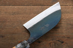 Masakage Masakage Mizu Blue Steel No.2 Black Finished Kamagata  115mm with American Cherry Handle - Japannywholesale