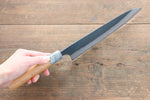 Masakage Masakage Mizu Blue Steel No.2 Black Finished Gyuto  210mm with American Cherry Handle - Japannywholesale