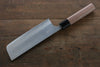 Nao Yamamoto Silver Steel No.3 Nashiji Nakiri  165mm Walnut Handle - Japannywholesale