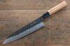 Masakage Masakage Koishi Blue Super Black Finished Gyuto  210mm with American Cherry Handle - Japannywholesale