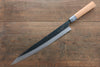 Masakage Masakage Mizu Blue Steel No.2 Black Finished Sujihiki  300mm with American Cherry Handle - Japannywholesale